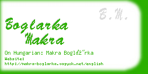 boglarka makra business card